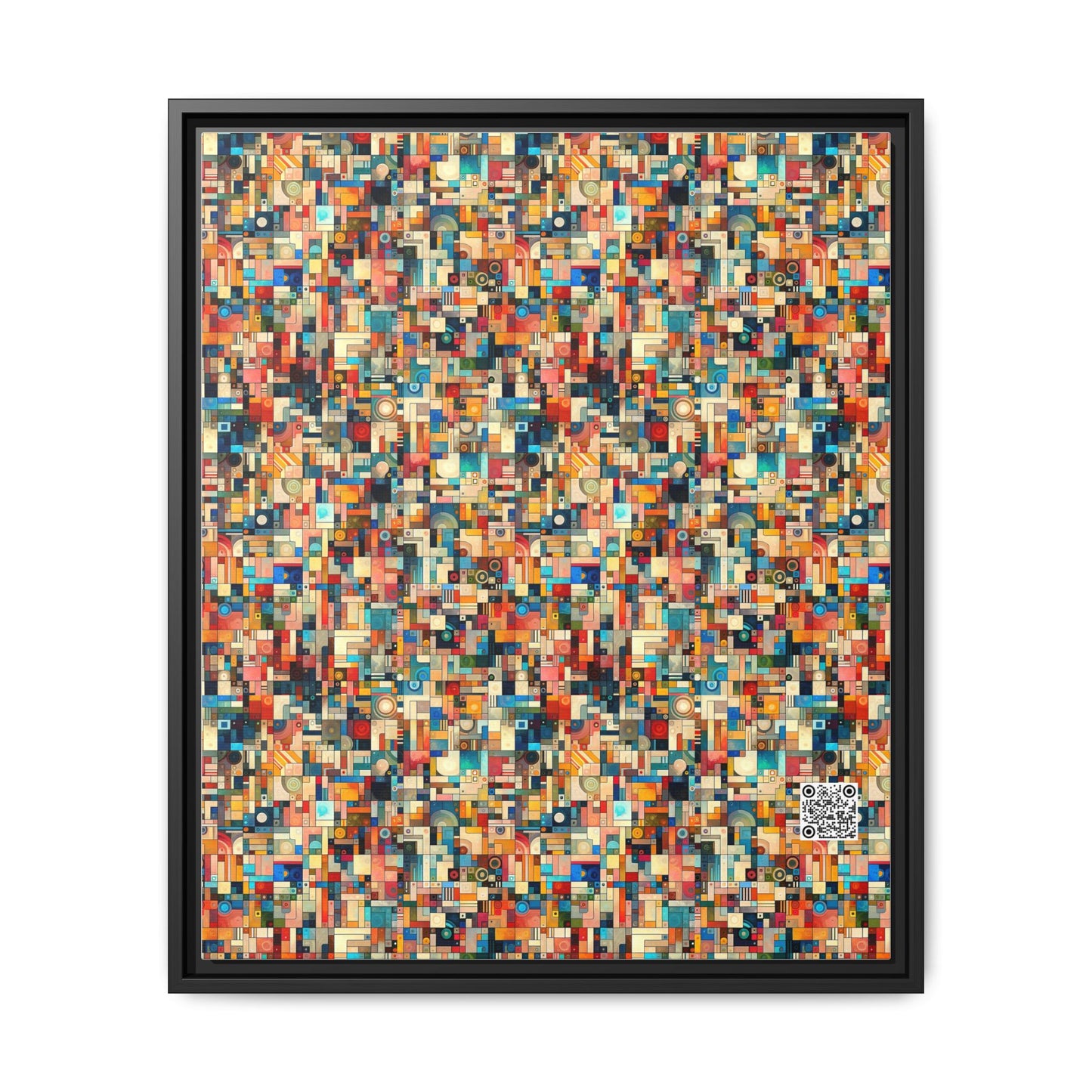 Digital Artistic Expression Artistic Streetwear Matte Canvas, Framed (multi-Color) - 8404 Design-46 B