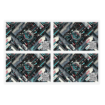 Tech-Infused Athleisure Tech-Forward Streetwear Sticker Sheets - 8404 Design-44