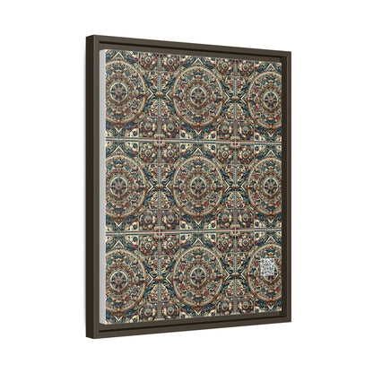 Urban Renaissance Historical Fusion With Street Edge Matte Canvas, Framed (multi-Color) - 8404 Design-57 A