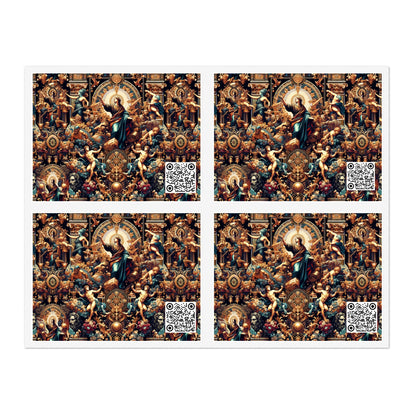Digital Renaissance Luxurious Streetwear Inspired By Classical Art With a Modern Twist Sticker Sheets - 8404 Design-64