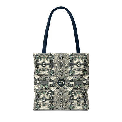 Cyber Garden Party Tech Garden Extravaganza Tote Bag - 8404 Design-54