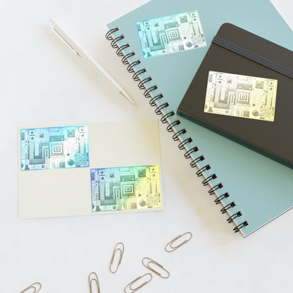 Tech Utility Chic Tech-Forward Minimalist Sticker Sheets - 8404 Design-54