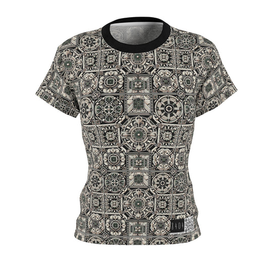 Cyber Garden Party Tech Garden Extravaganza Women's Cut & Sew Tee - 8404 Design-45