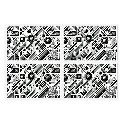 Digital Minimalism Minimalist Tech Sticker Sheets - 8404 Design-62