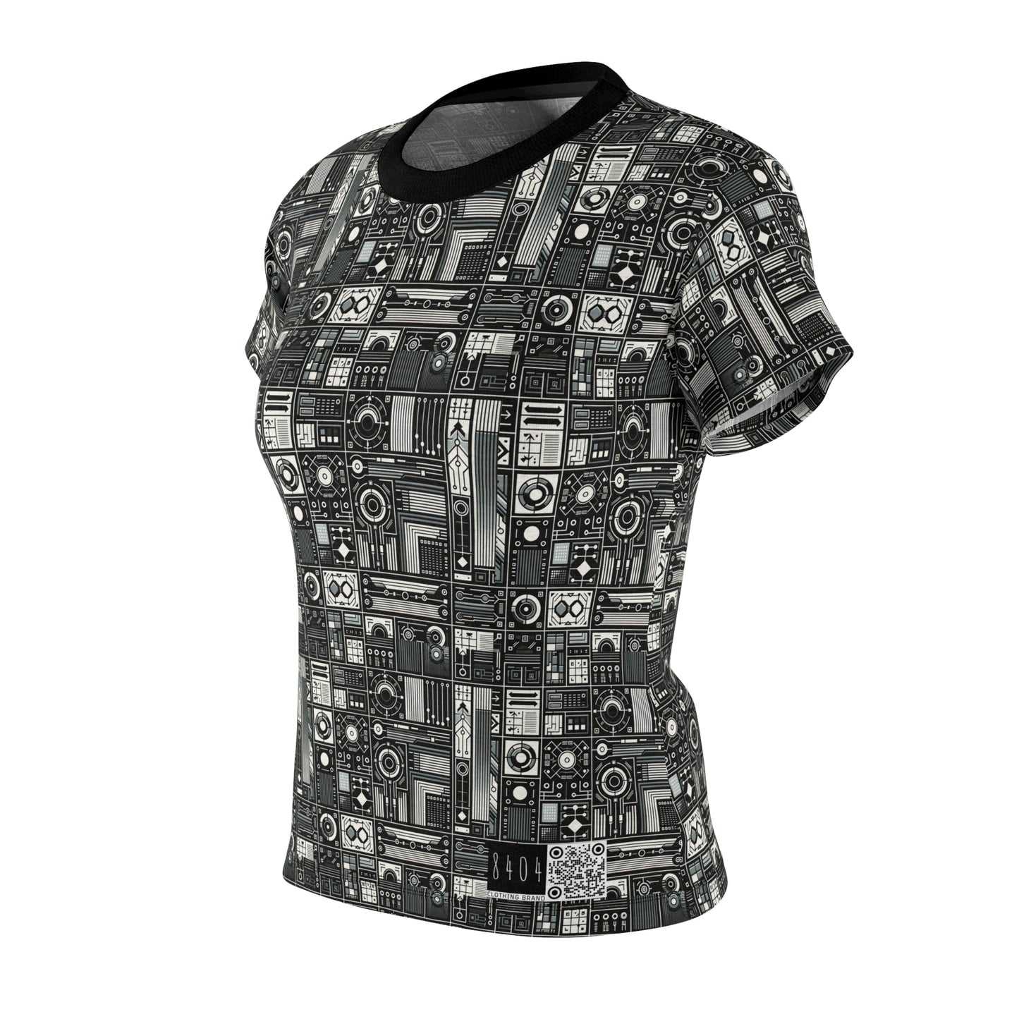 Digital Minimalism Minimalist Tech Women's Cut & Sew Tee - 8404 Design-62