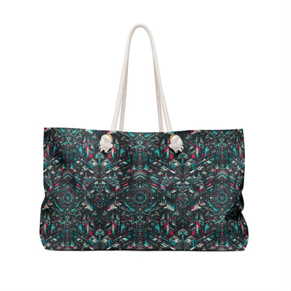 Digital Rebellion Tech-Inspired Streetwear Weekender Bag - 8404 Design-54