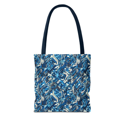 Tech Urban Camo Tech-Forward Streetwear With a Futuristic Military Edge Tote Bag - 8404 Design-39