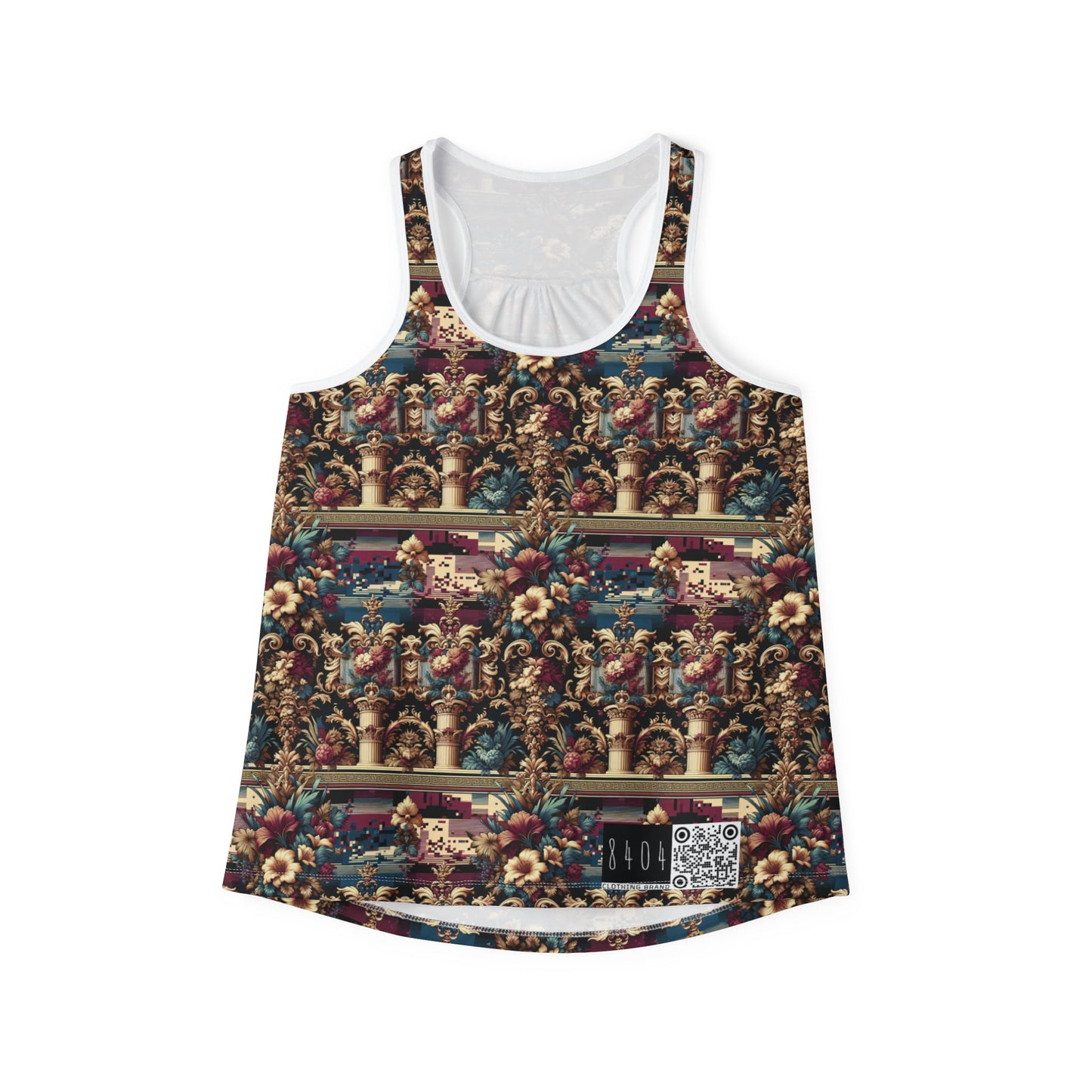 Digital Renaissance Modern Baroque Fusion Women's Tank Top - 8404 Design-58