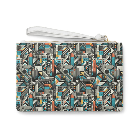 Digital Street Art Urban Street Style Clutch Bag - 8404 Design-81