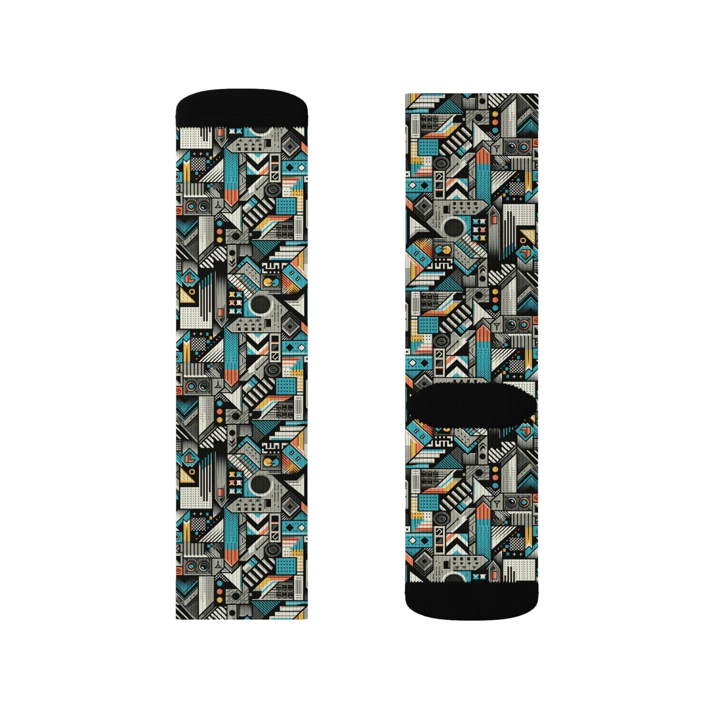 Digital Street Art Urban Street Style Sublimation Socks - 8404 Design-81