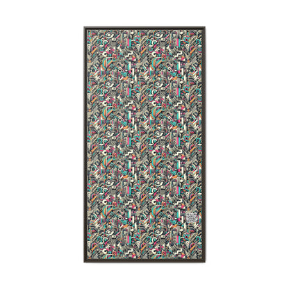 Digital Street Art Urban Street Style Matte Canvas, Framed (multi-color) - 8404 Design-74 B