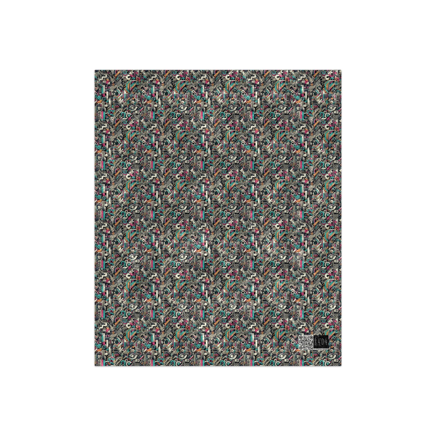 Digital Street Art Urban Street Style Crushed Velvet Blanket - 8404 Design-74