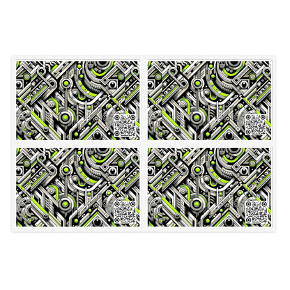 Elevated Sporty Tech Tech-Forward Streetwear Sticker Sheets - 8404 Design-53