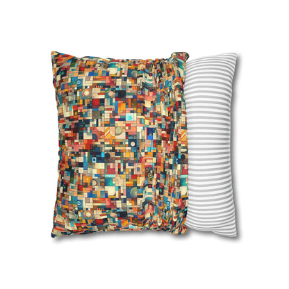 Digital Artistic Expression Artistic Streetwear Spun Polyester Square Pillowcase - 8404 Design-46