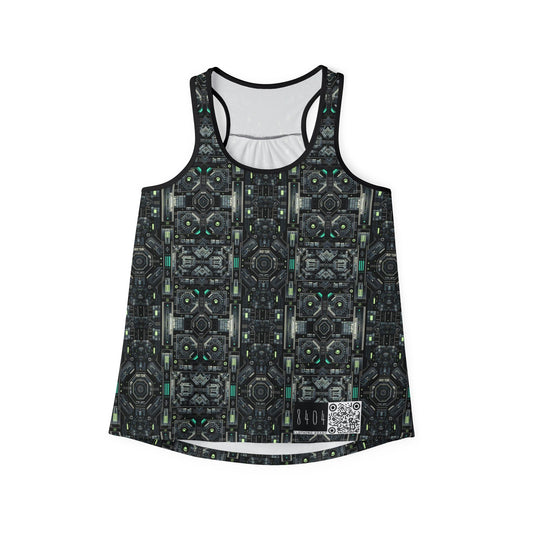 Tech Noir Tech-Forward Minimalism Women's Tank Top - 8404 Design-52