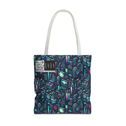 Digital Rebellion Tech-Inspired Streetwear Tote Bag - 8404 Design-58