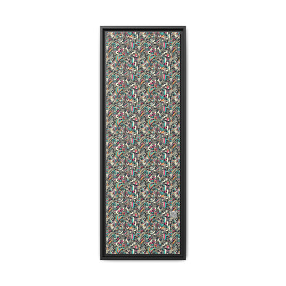 Digital Street Art Urban Street Style Matte Canvas, Framed (multi-color) - 8404 Design-74 B