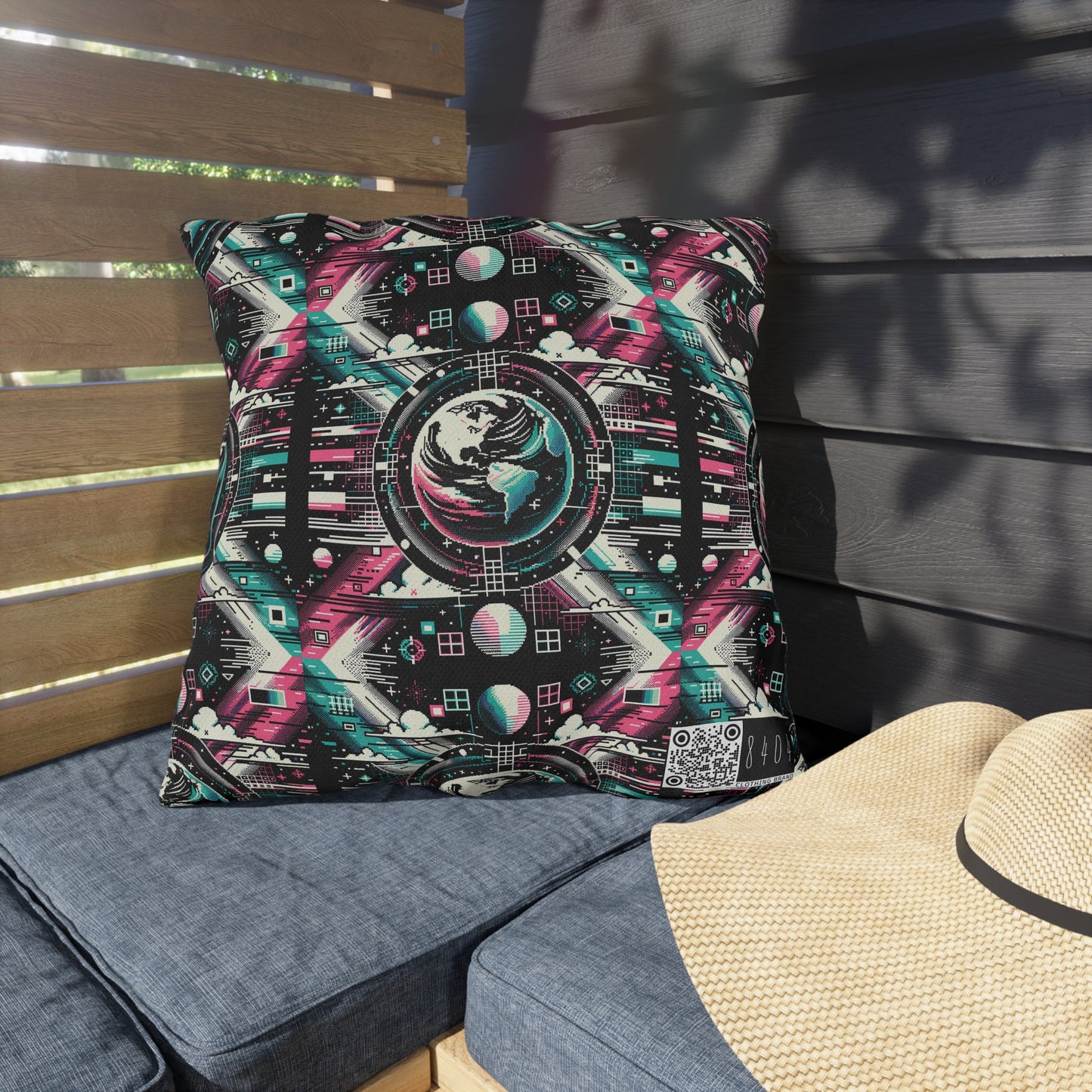 Digital Artistry Digital-native Streetwear Outdoor Pillow - 8404 Design-62