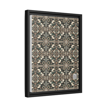 Cyber Garden Party Tech Garden Extravaganza Matte Canvas, Framed (multi-Color) - 8404 Design-66 A