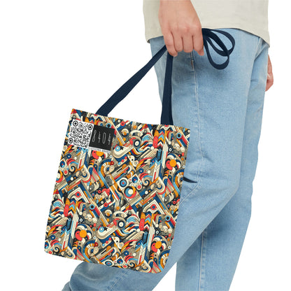 Abstract Graphic Art Modern Artistic Expression Tote Bag - 8404 Design-62