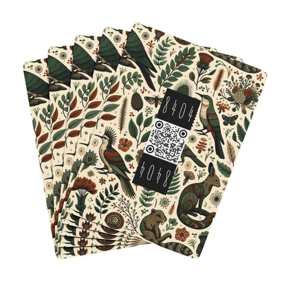 Urban Jungle Nature Meets Streetwear Poker Playing Cards - 8404 Design-64 B
