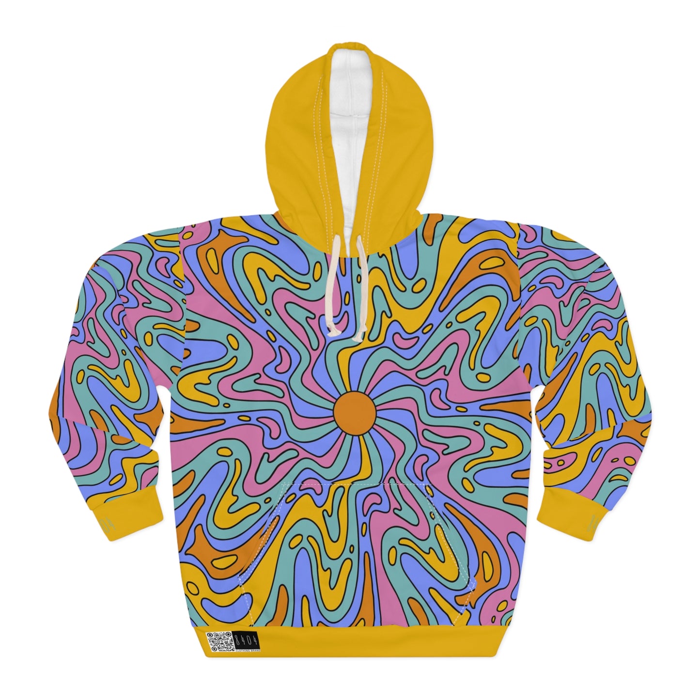 8404's Unisex Adult "A Trip Under the Sun in Yellow" Fashion Pullover Hoodie