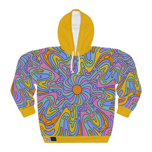 8404's Unisex Adult "A Trip Under the Sun in Yellow" Fashion Pullover Hoodie