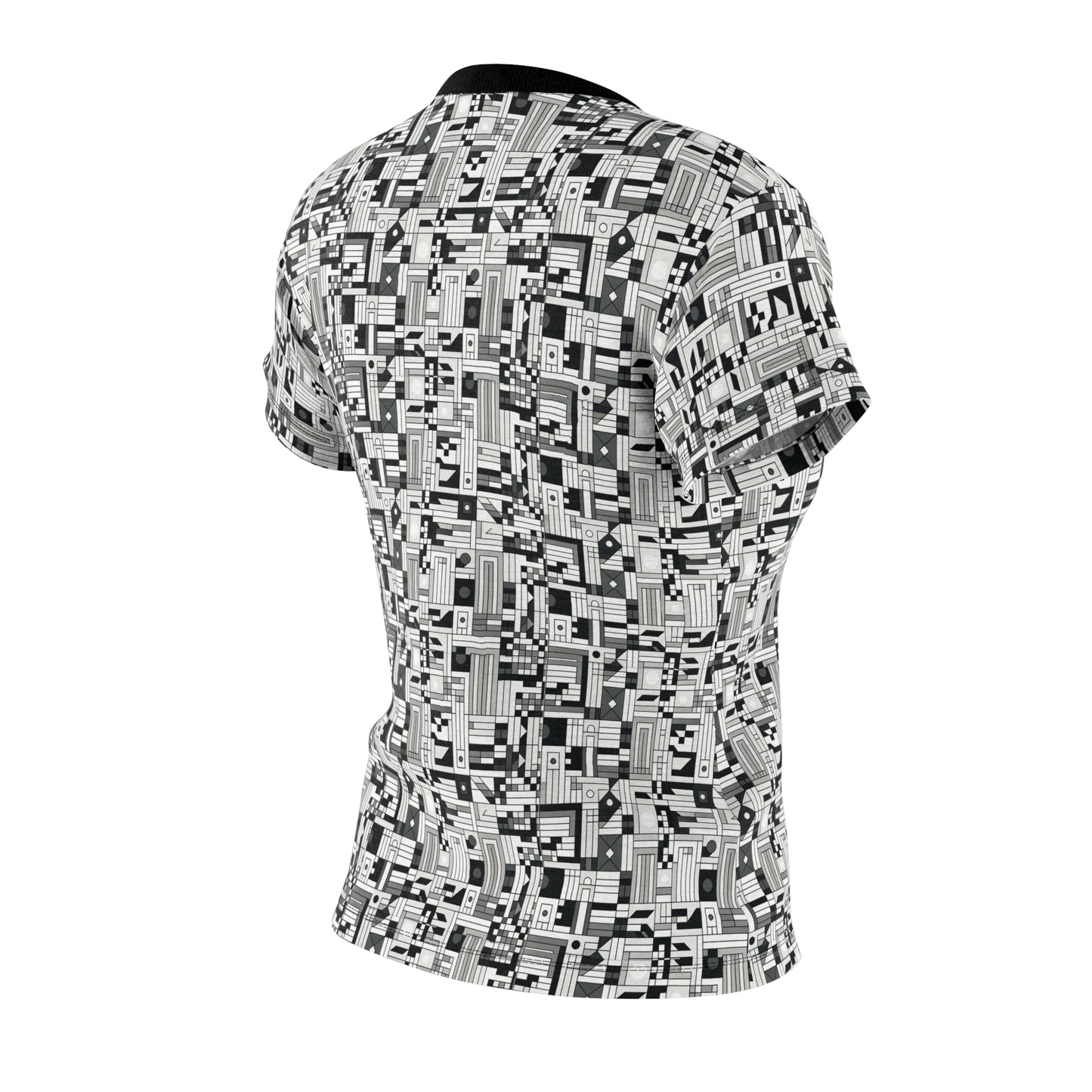 Digital Minimalism Minimalist Tech Women's Cut & Sew Tee - 8404 Design-43