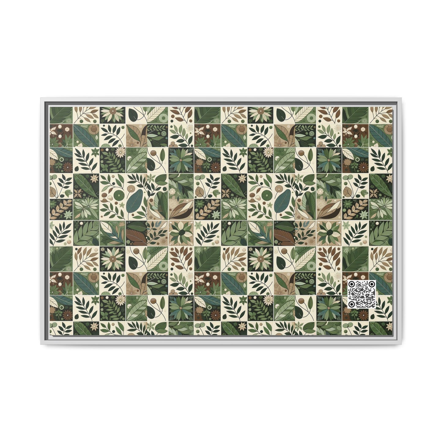 Streetwear Sustainability Environmentally Conscious Streetwear with a Natural Aesthetic Matte Canvas, Framed (multi-color) - 8404 Design-57 A