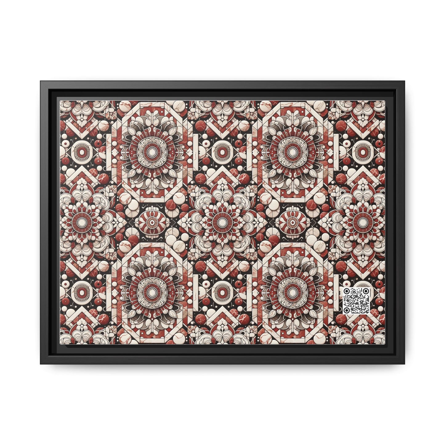 Neo Jomon Sculptural Aesthetics Artisanal Streetwear Matte Canvas, Framed (multi-Color) - 8404 Design-55 A