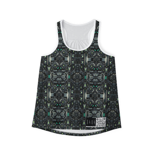 Tech Noir Tech-Forward Minimalism Women's Tank Top - 8404 Design-52
