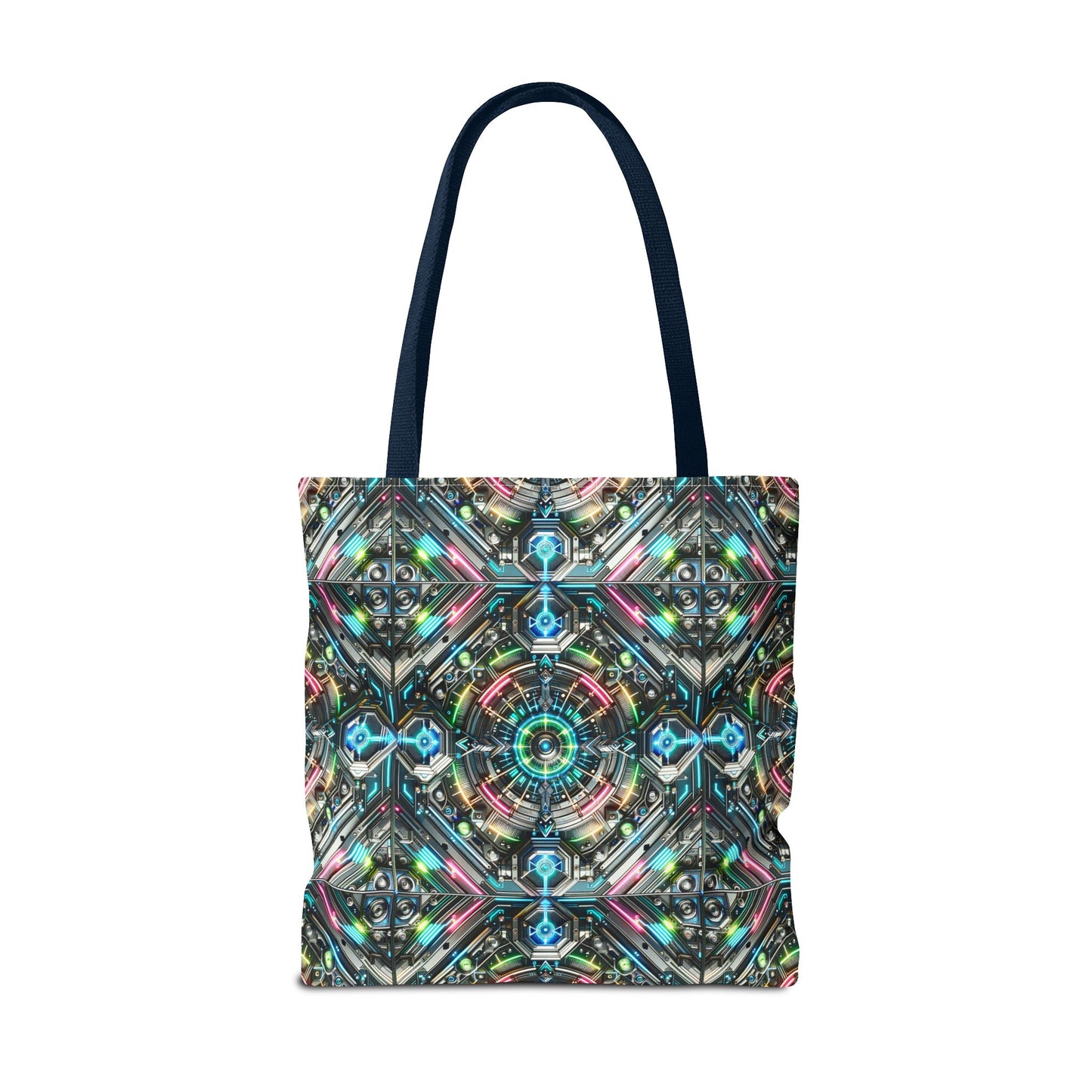 Tech-Infused Futurism Futuristic Tech Tote Bag - 8404 Design-53