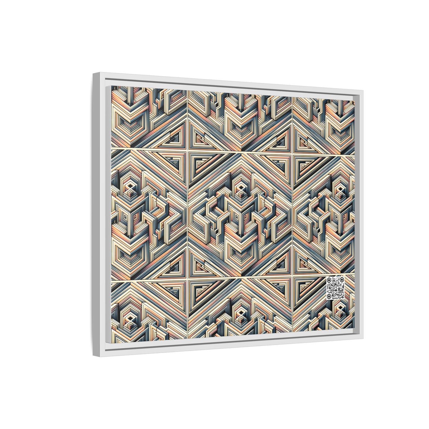 Tech Illusion Graphics Futuristic Artistry Matte Canvas, Framed (multi-color) - 8404 Design-52 B