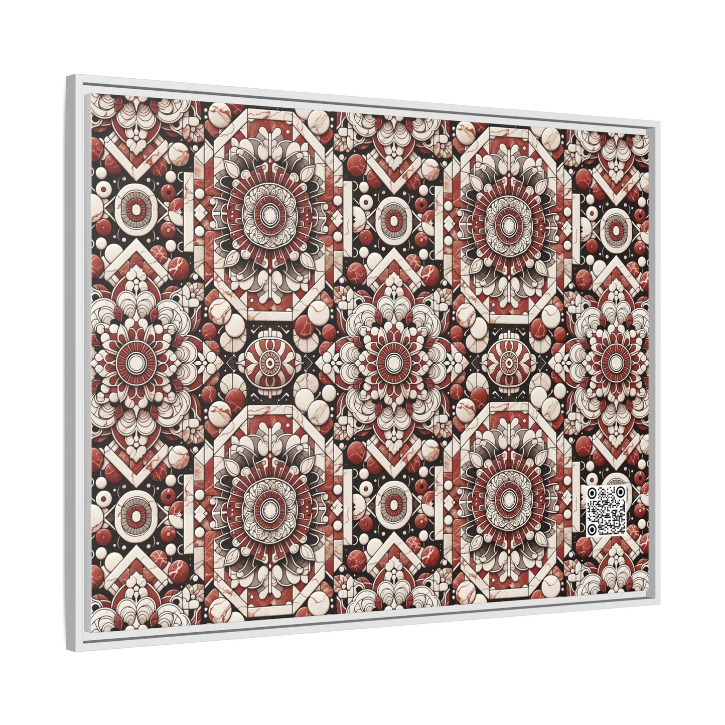 Neo Jomon Sculptural Aesthetics Artisanal Streetwear Matte Canvas, Framed (multi-Color) - 8404 Design-55 A