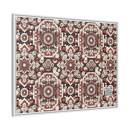 Neo Jomon Sculptural Aesthetics Artisanal Streetwear Matte Canvas, Framed (multi-Color) - 8404 Design-55 A