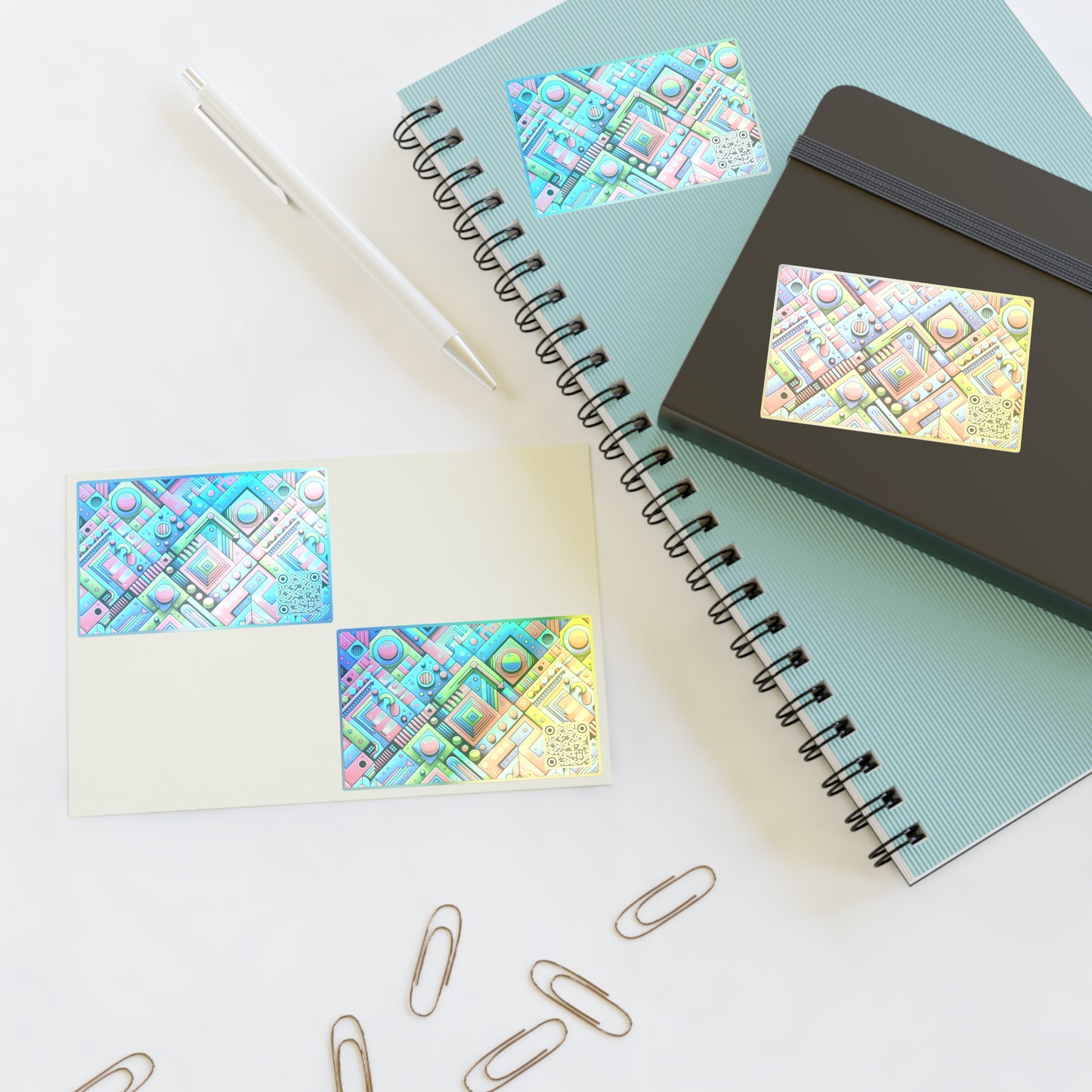 Neon Street Pop Vibrant and Eye-catching Sticker Sheet - 8404 Design-63