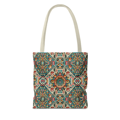 Cultural Fusion Tech Blend of Cultural Heritage With Tech-Inspired Elements Tote Bag - 8404 Design-74
