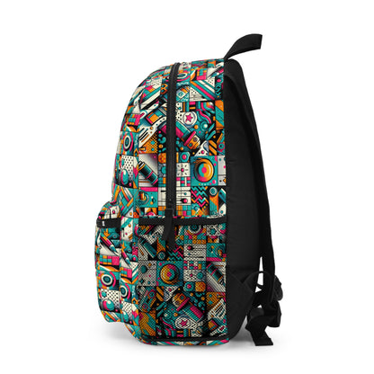 Graffiti Fusion Modern Street Art Fusion Backpack - 8404 Design-58