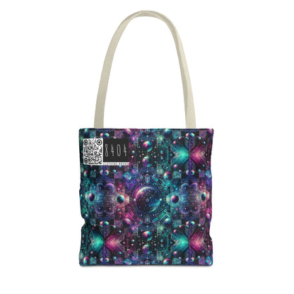 Galactic Hues Tech-Forward Cosmic Fusion Tote Bag - 8404 Design-59