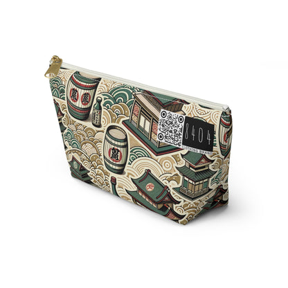 Cultural Artisanal Fusion Contemporary Cultural Elegance Accessory Pouch W T-Bottom - 8404 Design-68