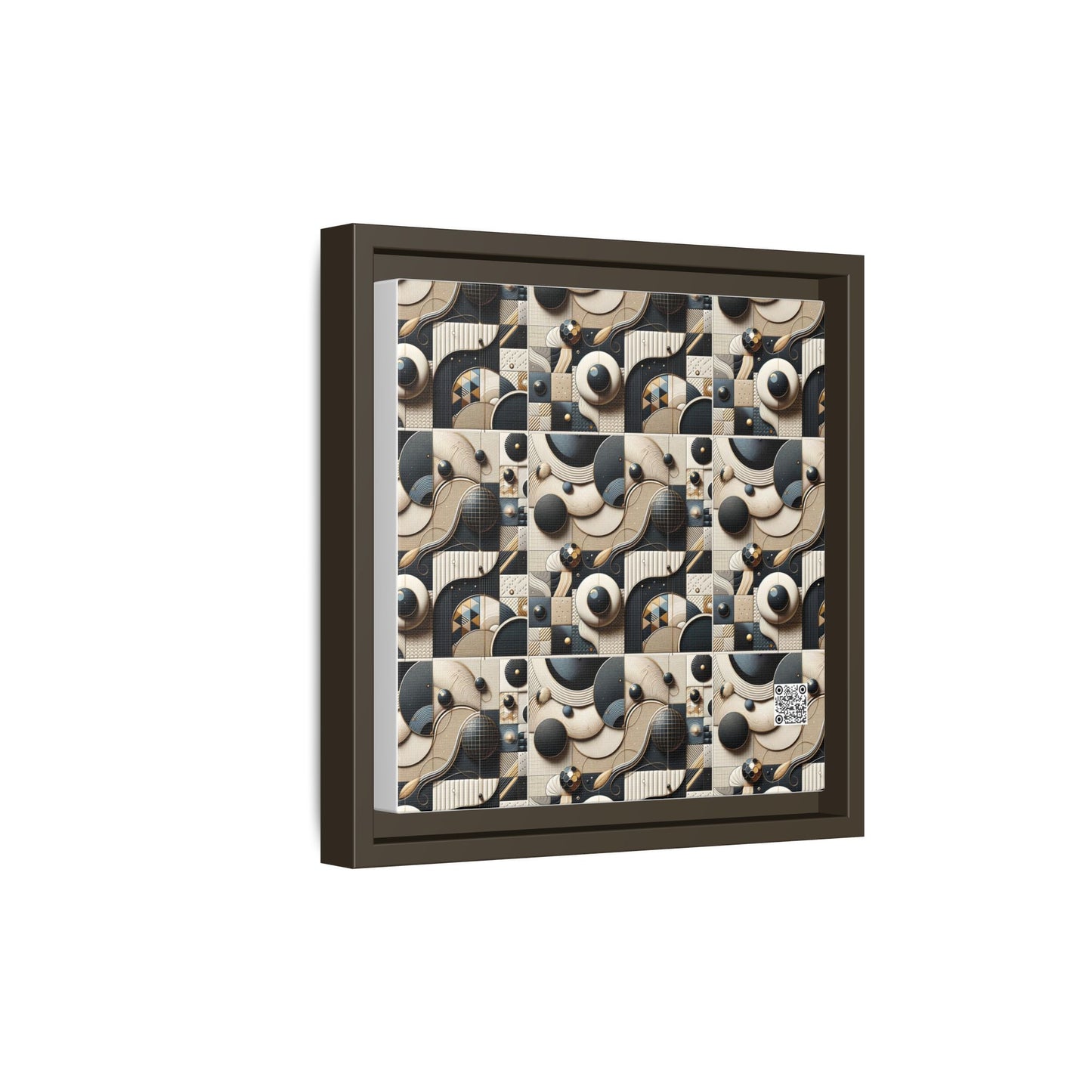 Tech-forward Luxe Streetwear Tech Luxe Fusion Matte Canvas, Framed (multi-color) - 8404 Design-71 B