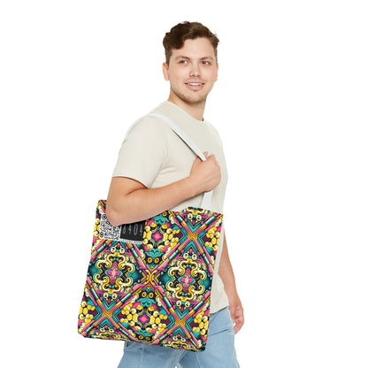 Neon Pop Art Revival Pop Culture Retro Tote Bag - 8404 Design-59