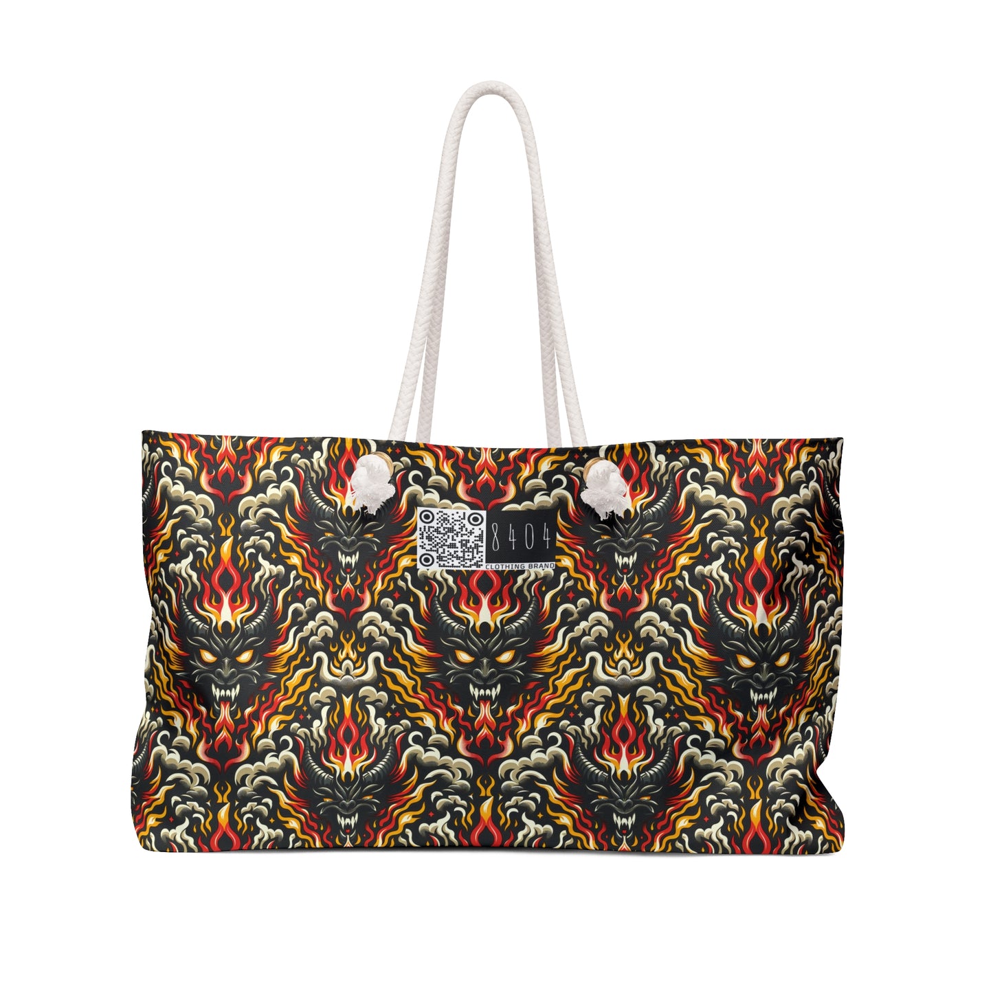Flame Graphics Maximalist Streetwear Weekender Bag - 8404 Design-59