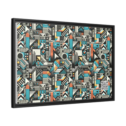 Digital Street Art Urban Street Style Matte Canvas, Framed (multi-color) - 8404 Design-81 A