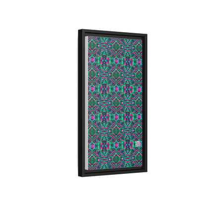 Digital Glitch Vibes Tech-Inspired Streetwear Matte Canvas, Framed (multi-Color) - 8404 Design-71 B