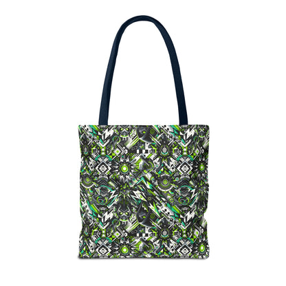 Graffiti Tech Fusion Bold Streetwear Fusion Tote Bag - 8404 Design-50