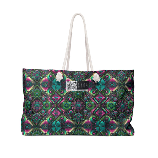 Tech-Infused Graphics Tech-Forward Streetwear Weekender Bag - 8404 Design-45