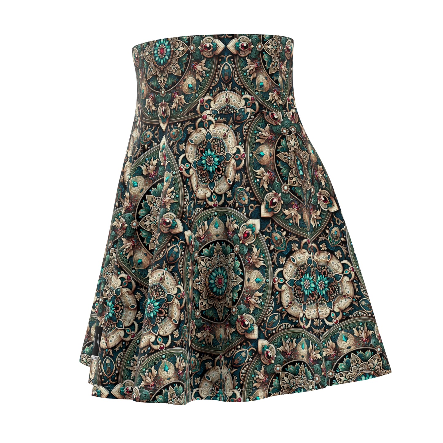 Neo-Dandyism Modern Dandy Streetwear Women's Skater Skirt - 8404 Design-56