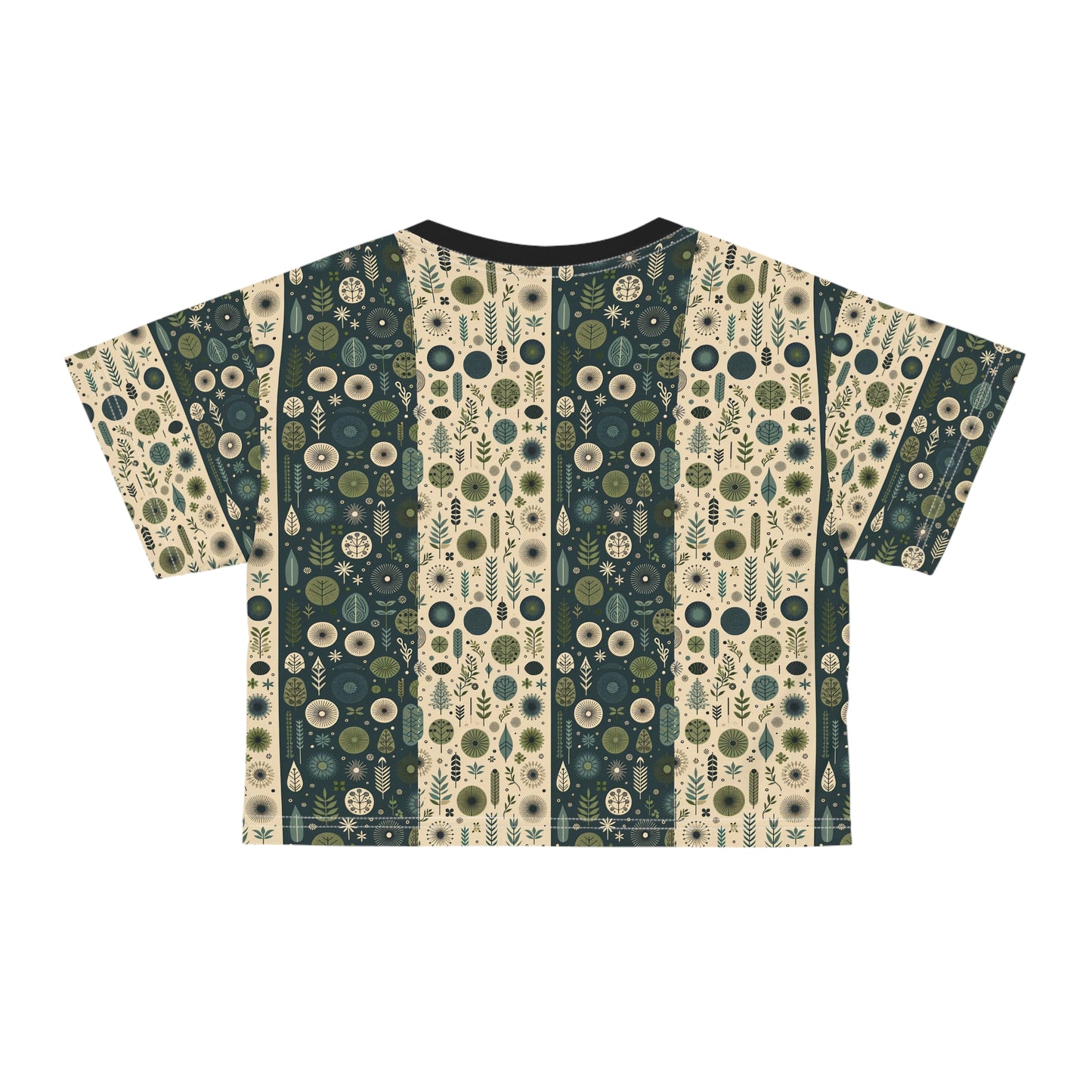 Sustainable Street Utility Sustainable Tech Streetwear Crop Tee - 8404 Design-62