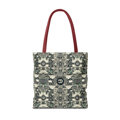Cyber Garden Party Tech Garden Extravaganza Tote Bag - 8404 Design-54